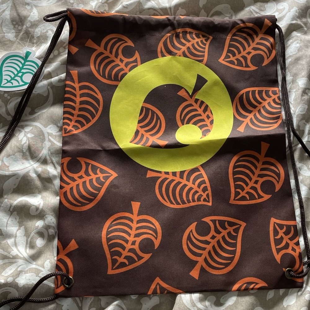 Animal Crossing drawstring backpack